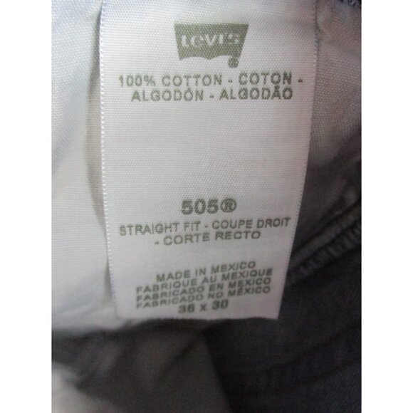 Levi's 505 Jeans Mens 34x32 Straight Fit Blue Fade Cowboy American Pants Denim - Picture 8 of 9